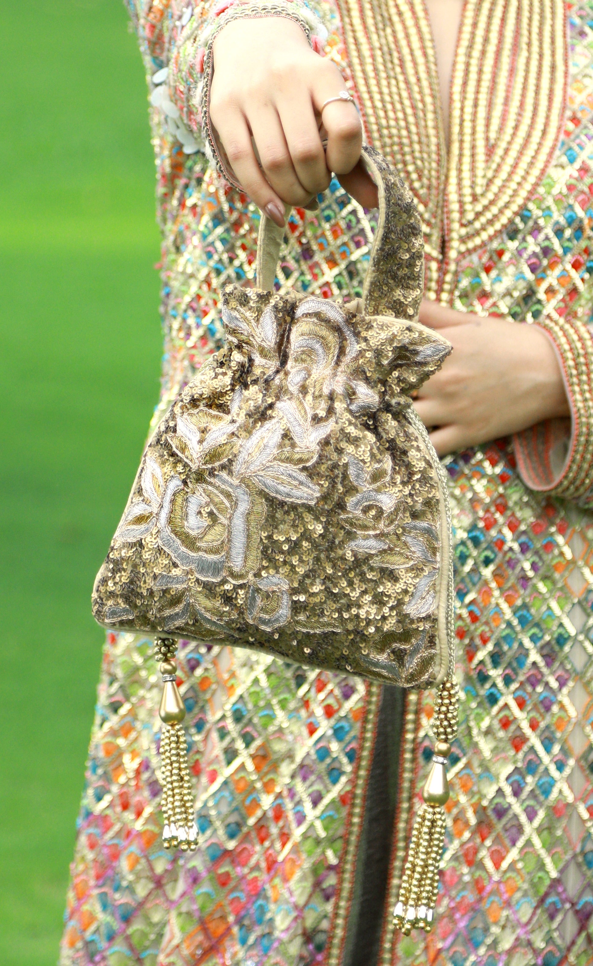 Ashmeera Metallic Bag