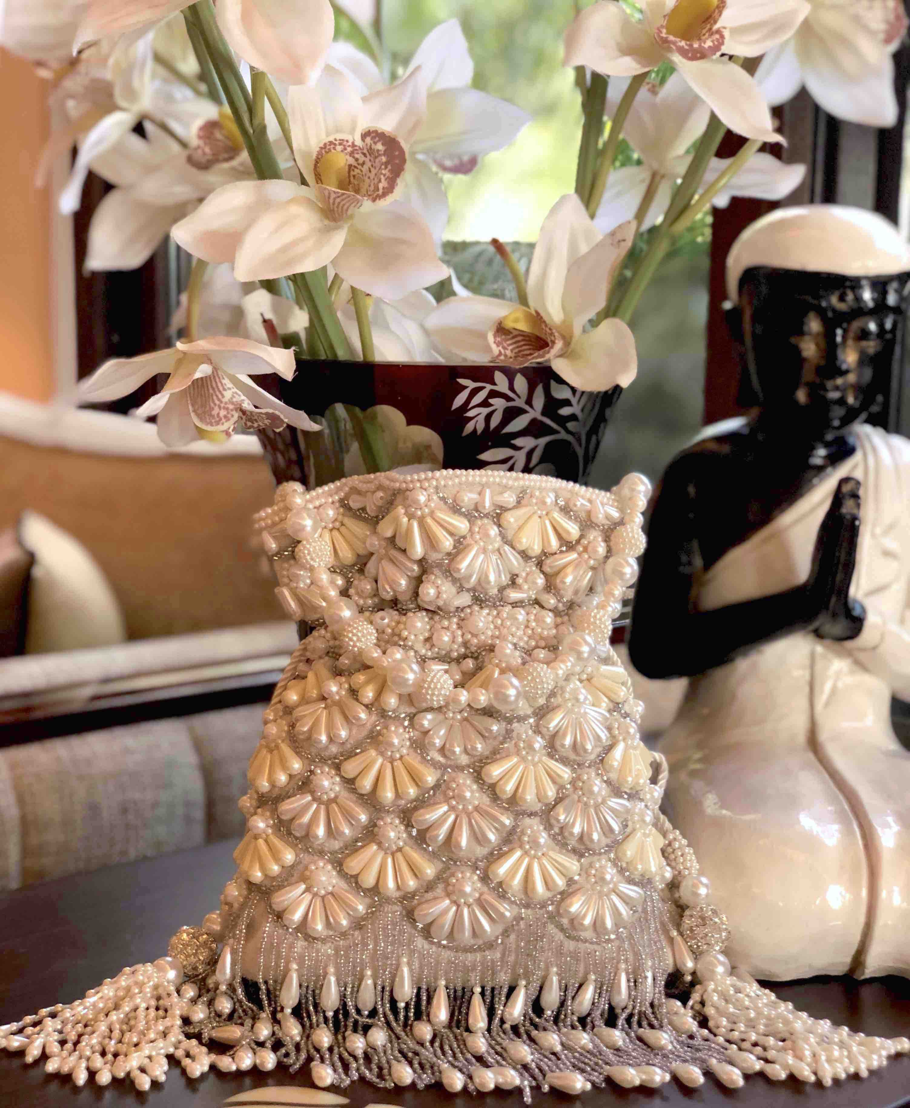 Cream Fareeda Flapper Bucket