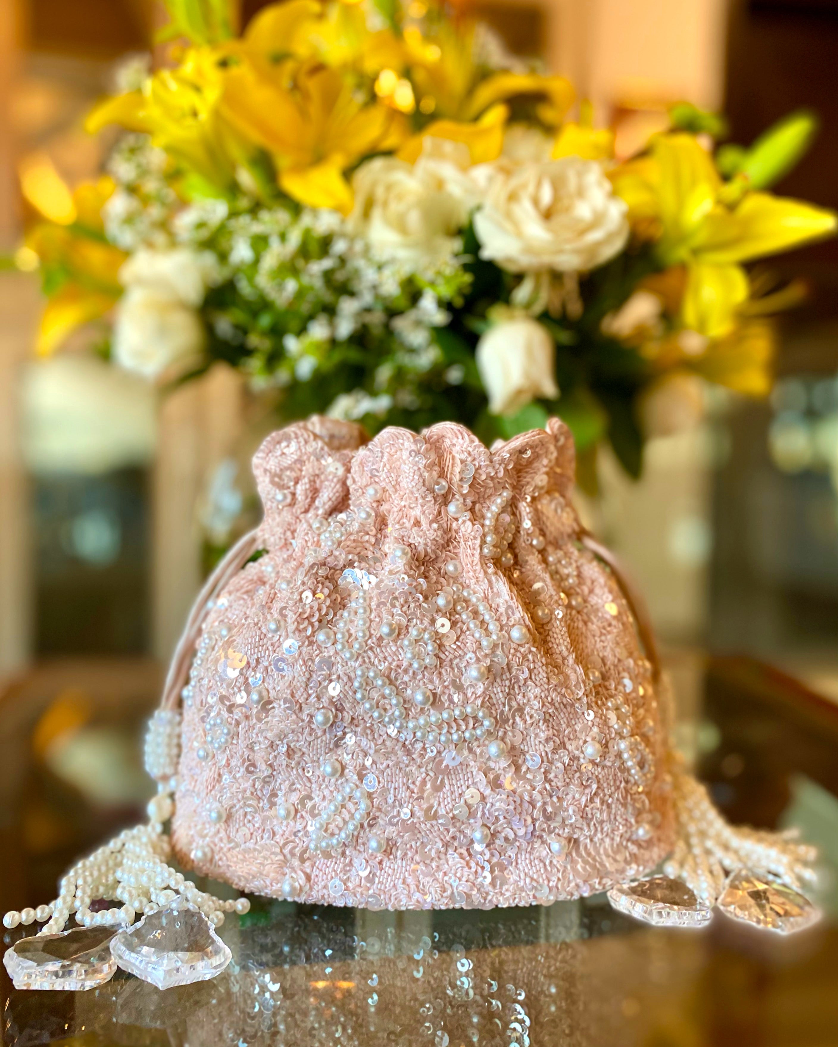 Pink Sakura Bucket Bag