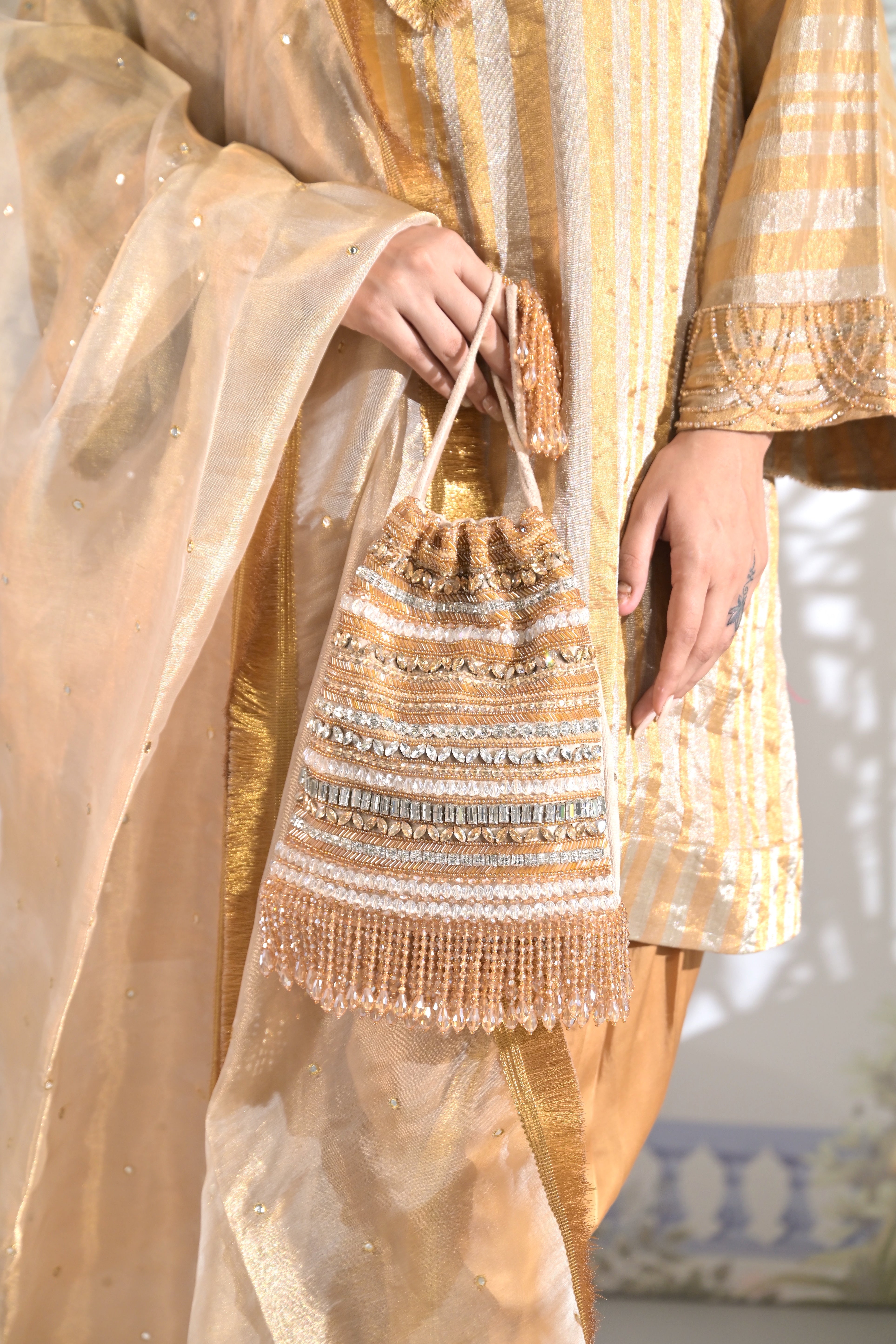 Suvarna Stripe Flapper