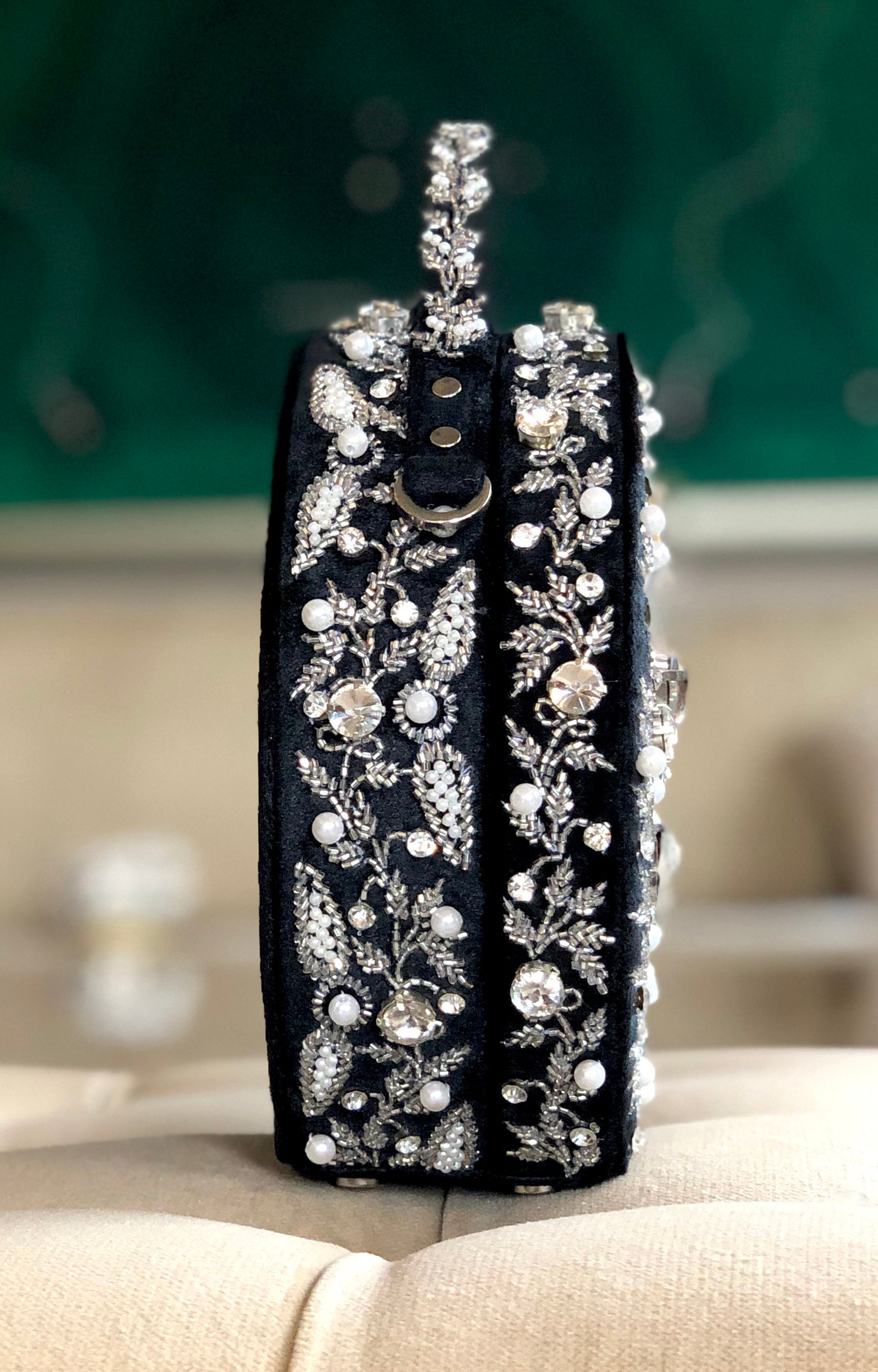 Black Nafisah Clutch Bag