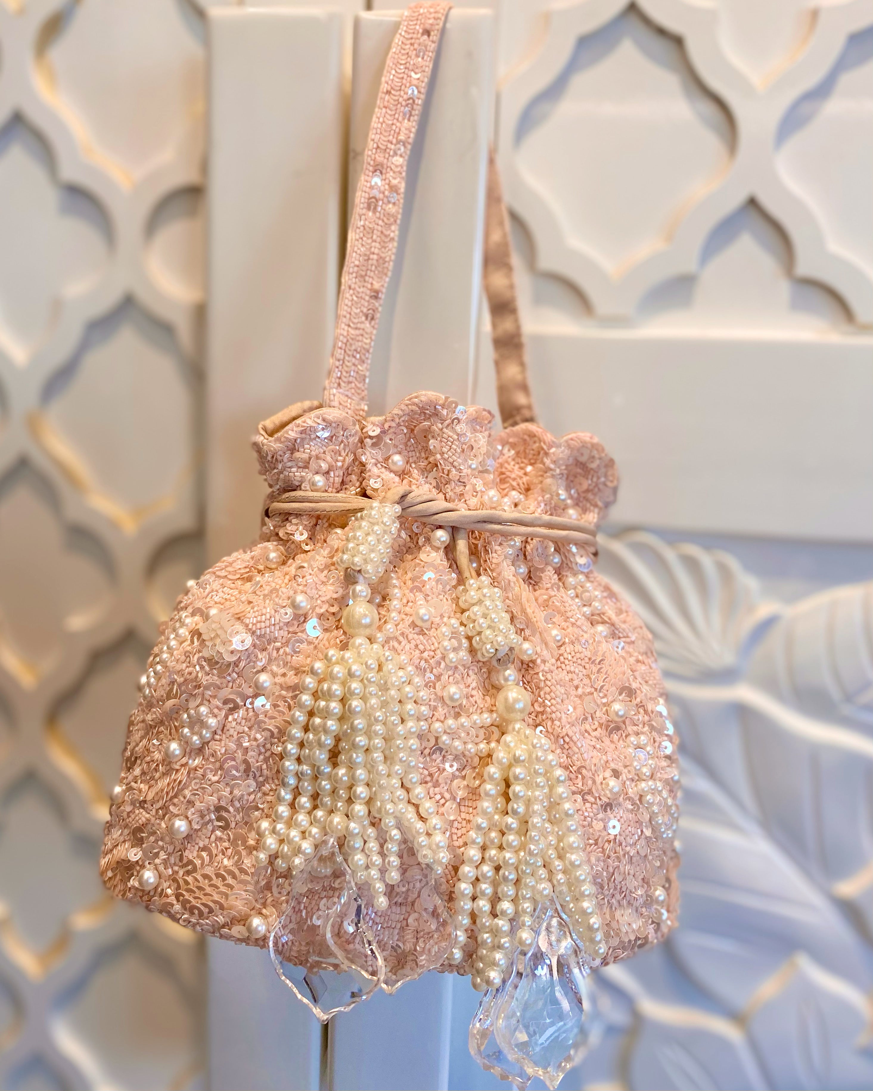 Pink Sakura Bucket Bag