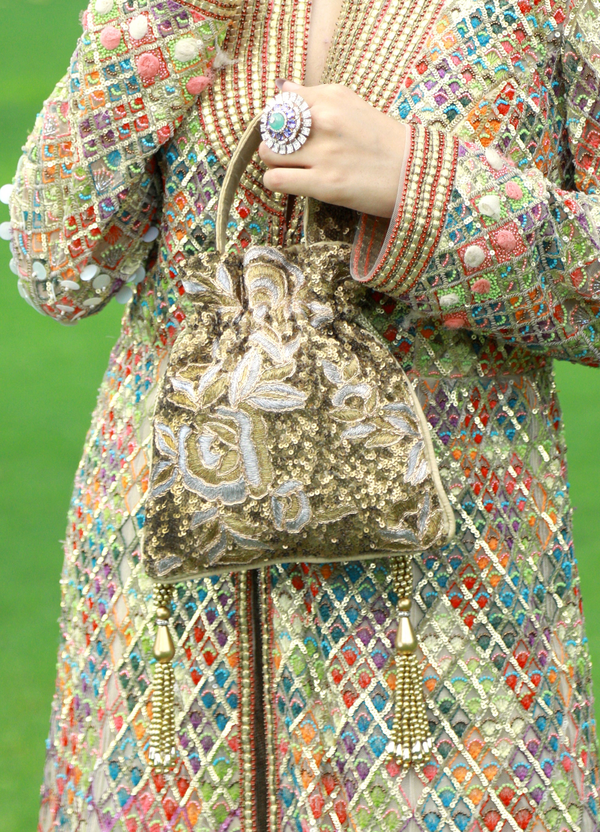 Ashmeera Metallic Bag