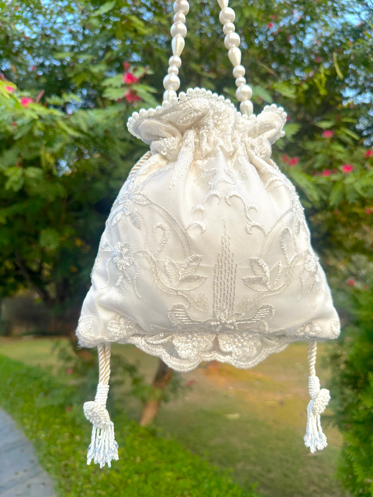 Safa Pearl Potli Bag