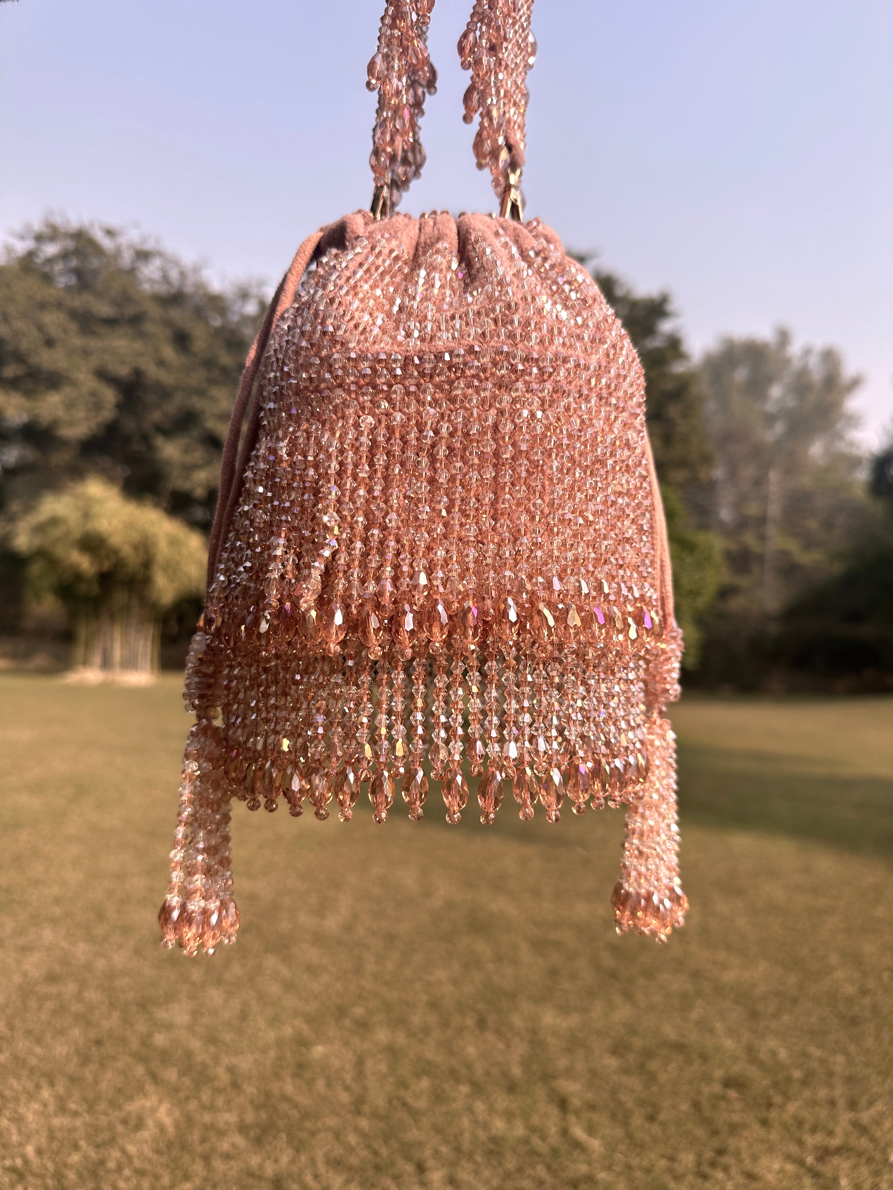 Peachy Pink Cristal Flapper