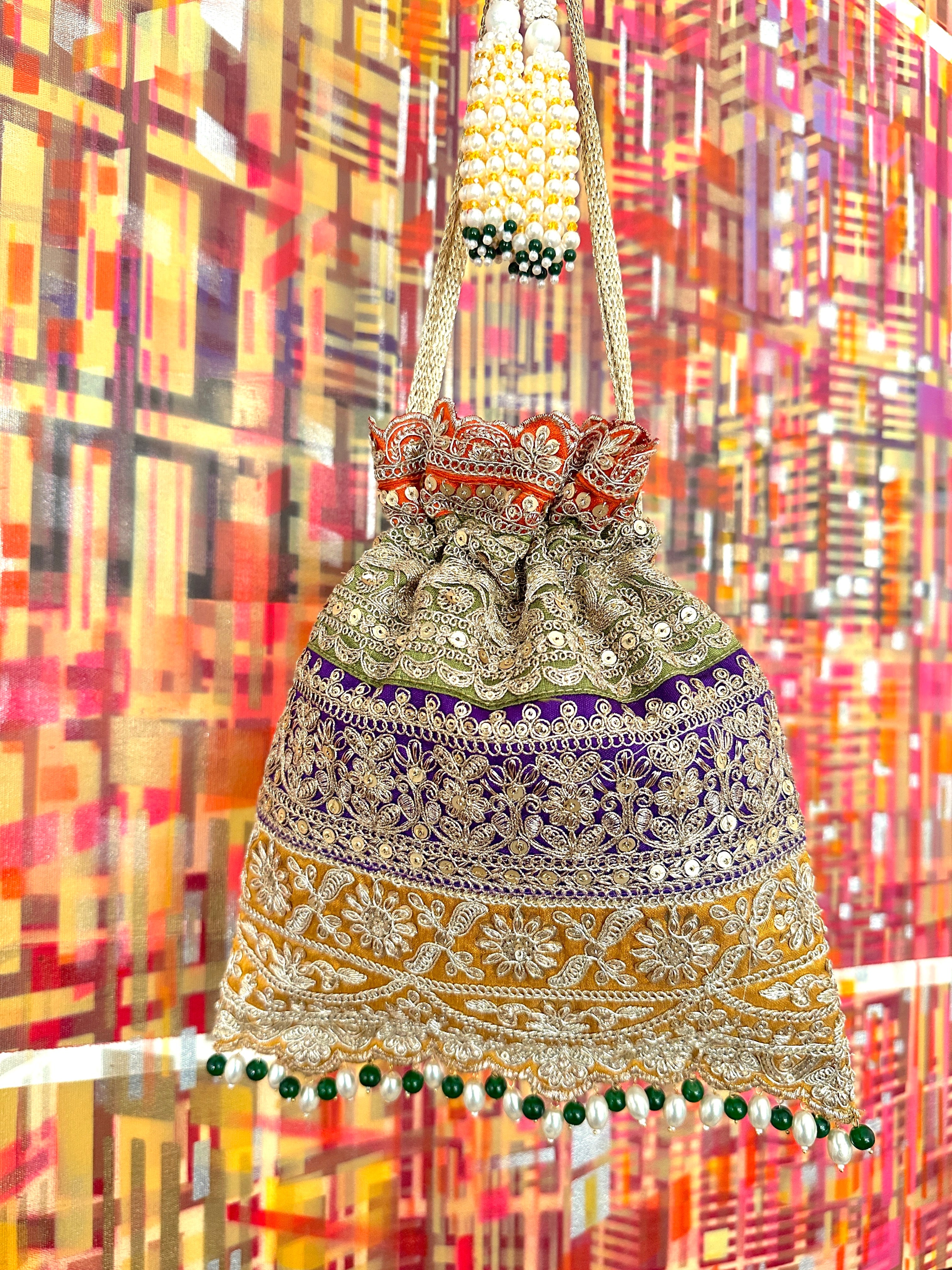 Farzana Stripe Flapper