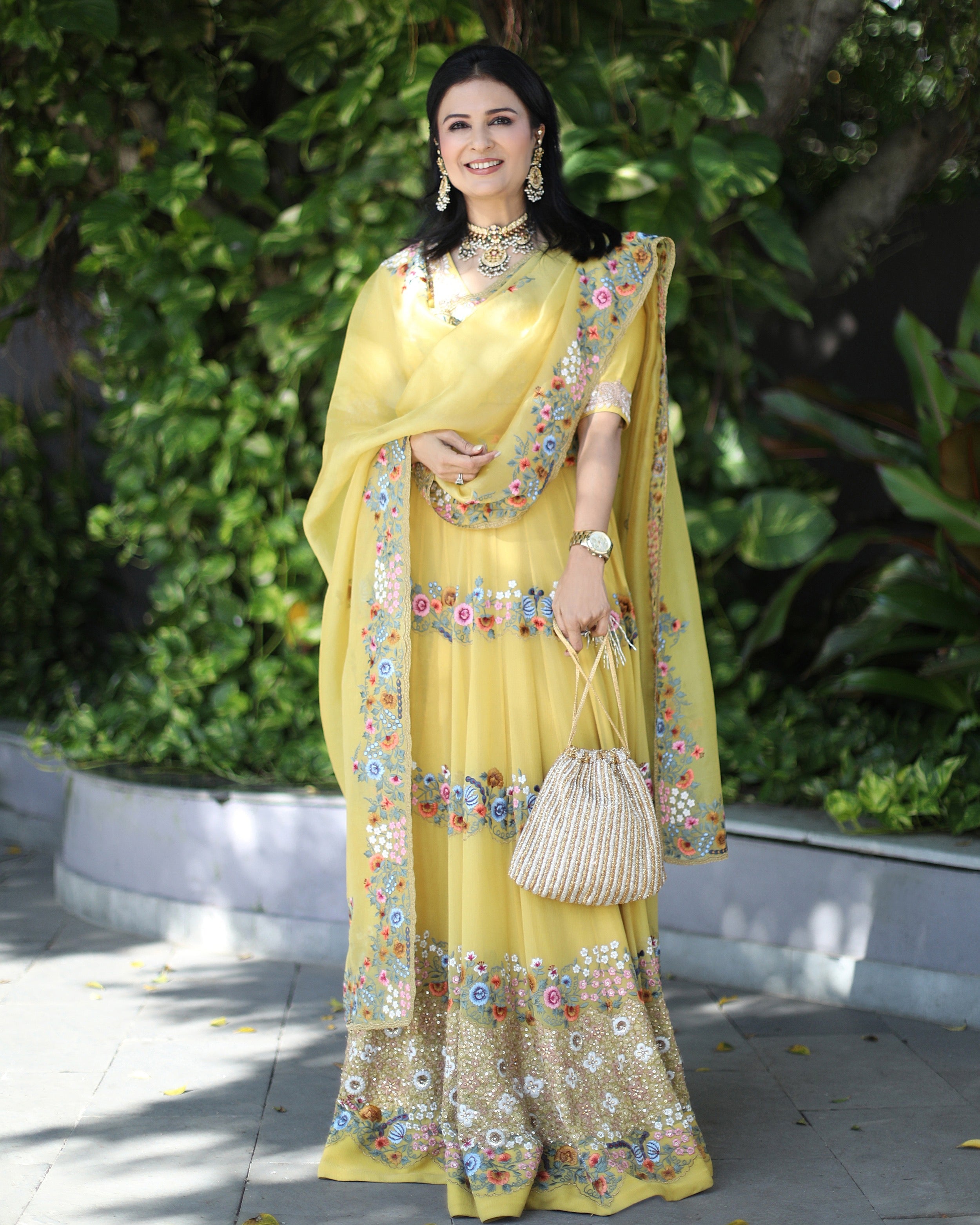 Gold Tanishka Bag
