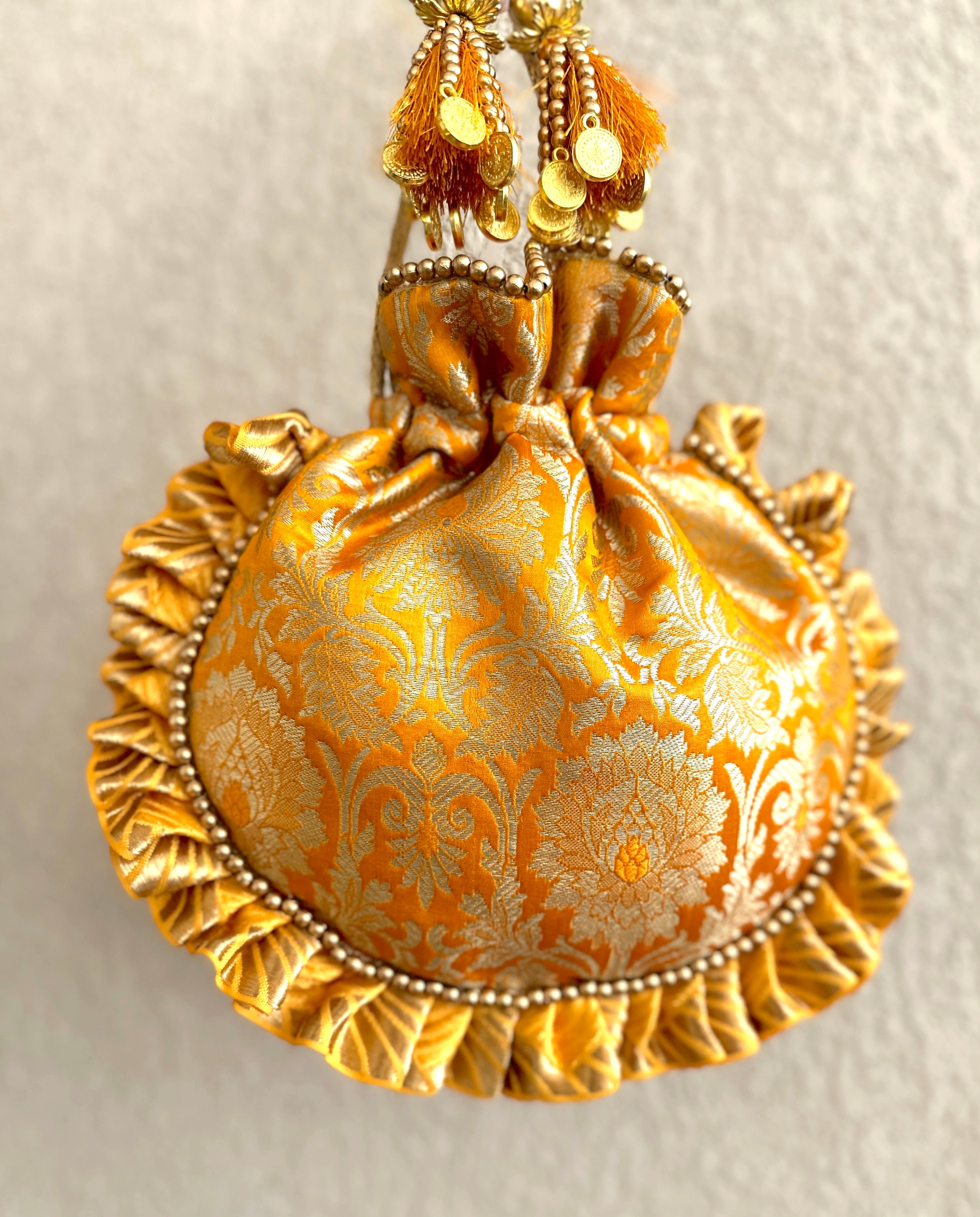 Yellow Frill Bag