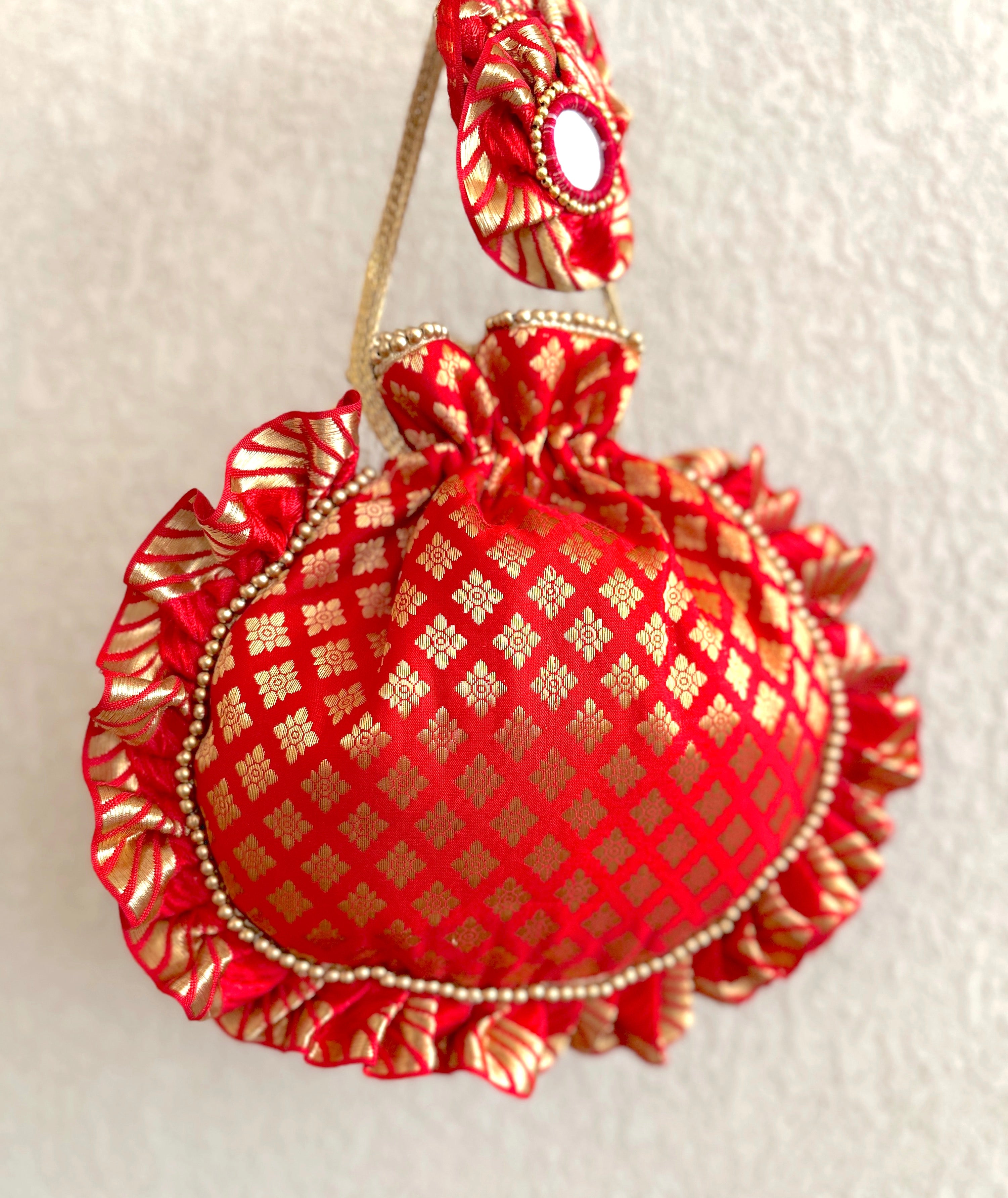 Red Frill Bag