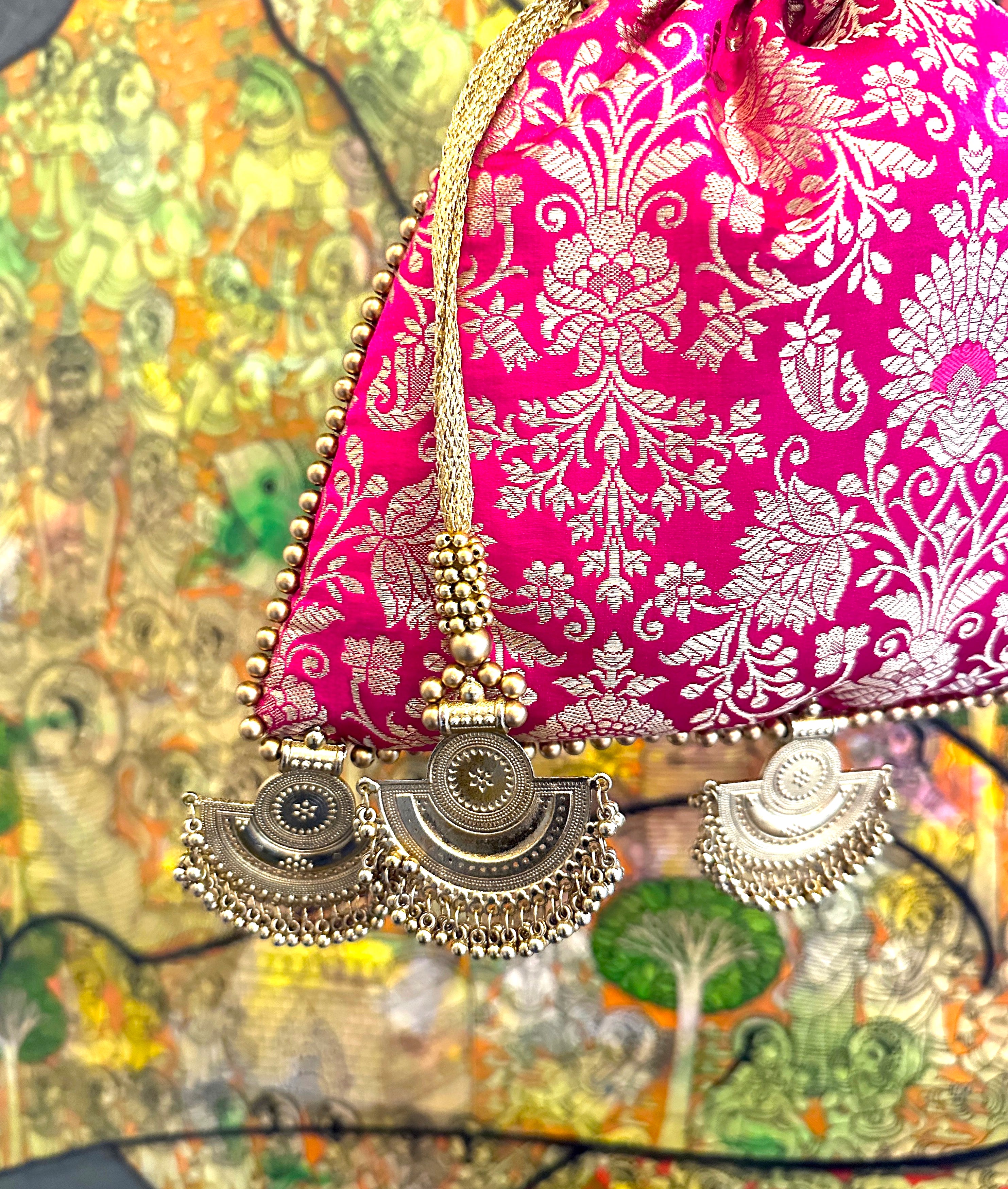 Pink Tankha Bag