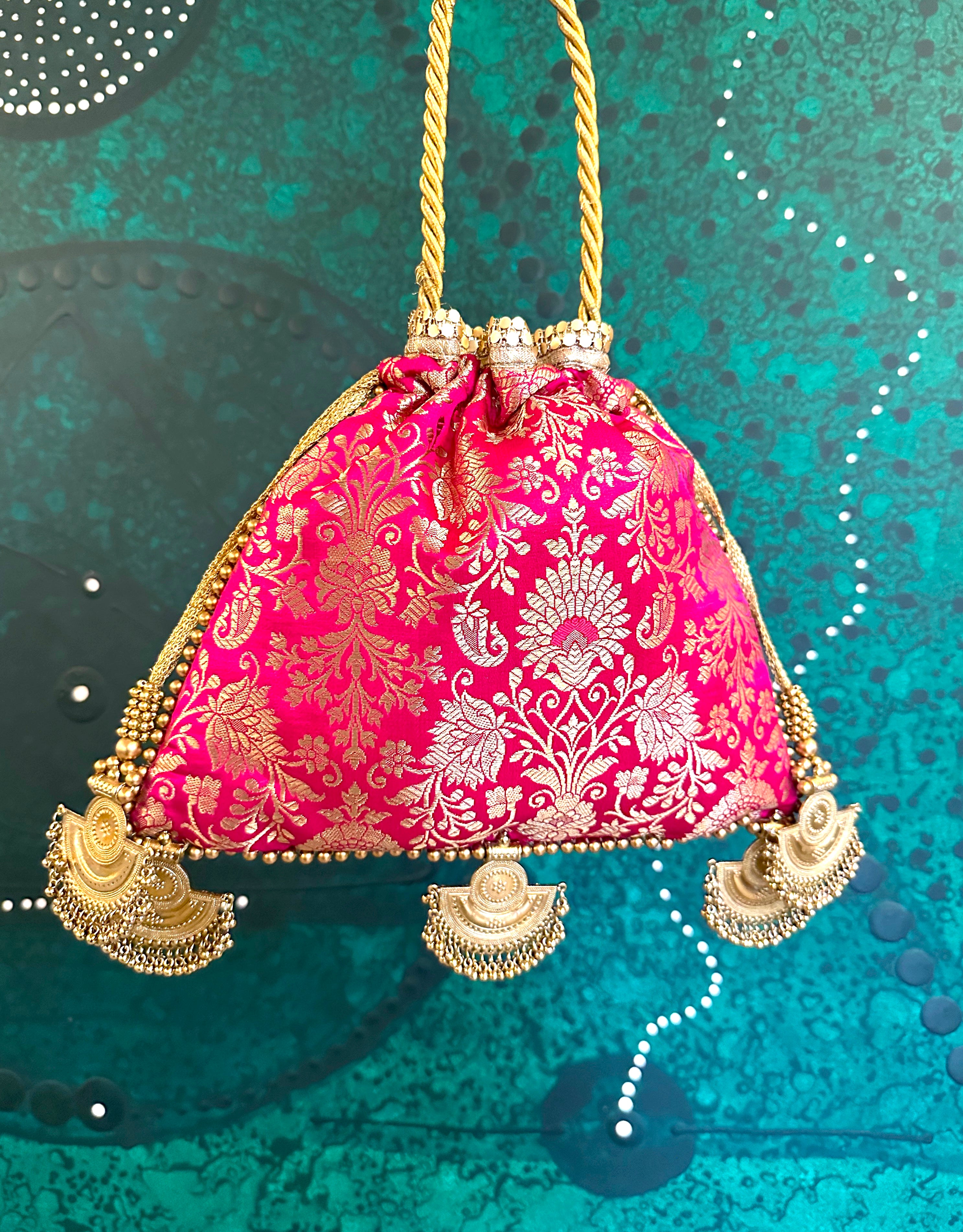 Pink Tankha Bag