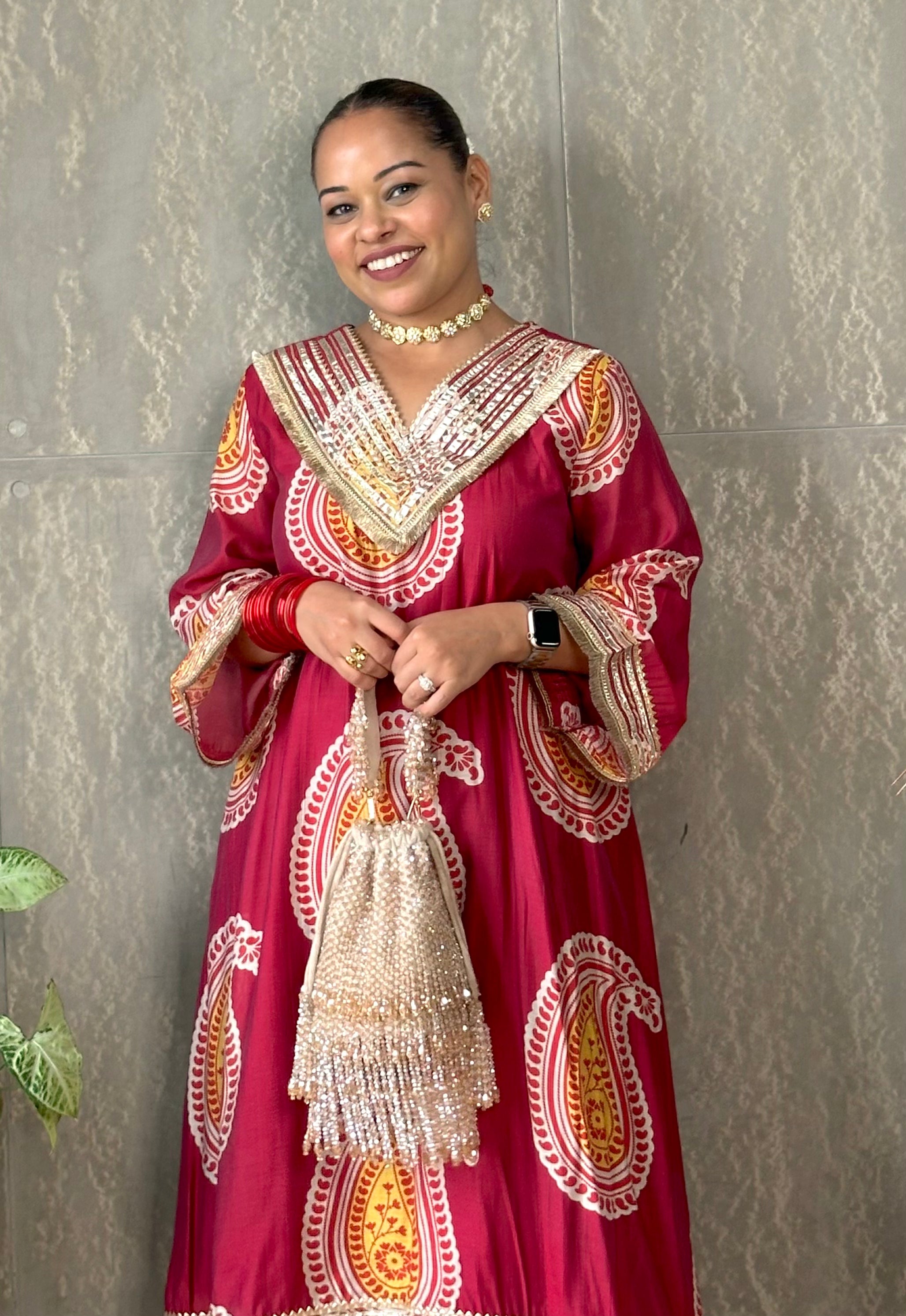 Long Gold Cristal Flapper