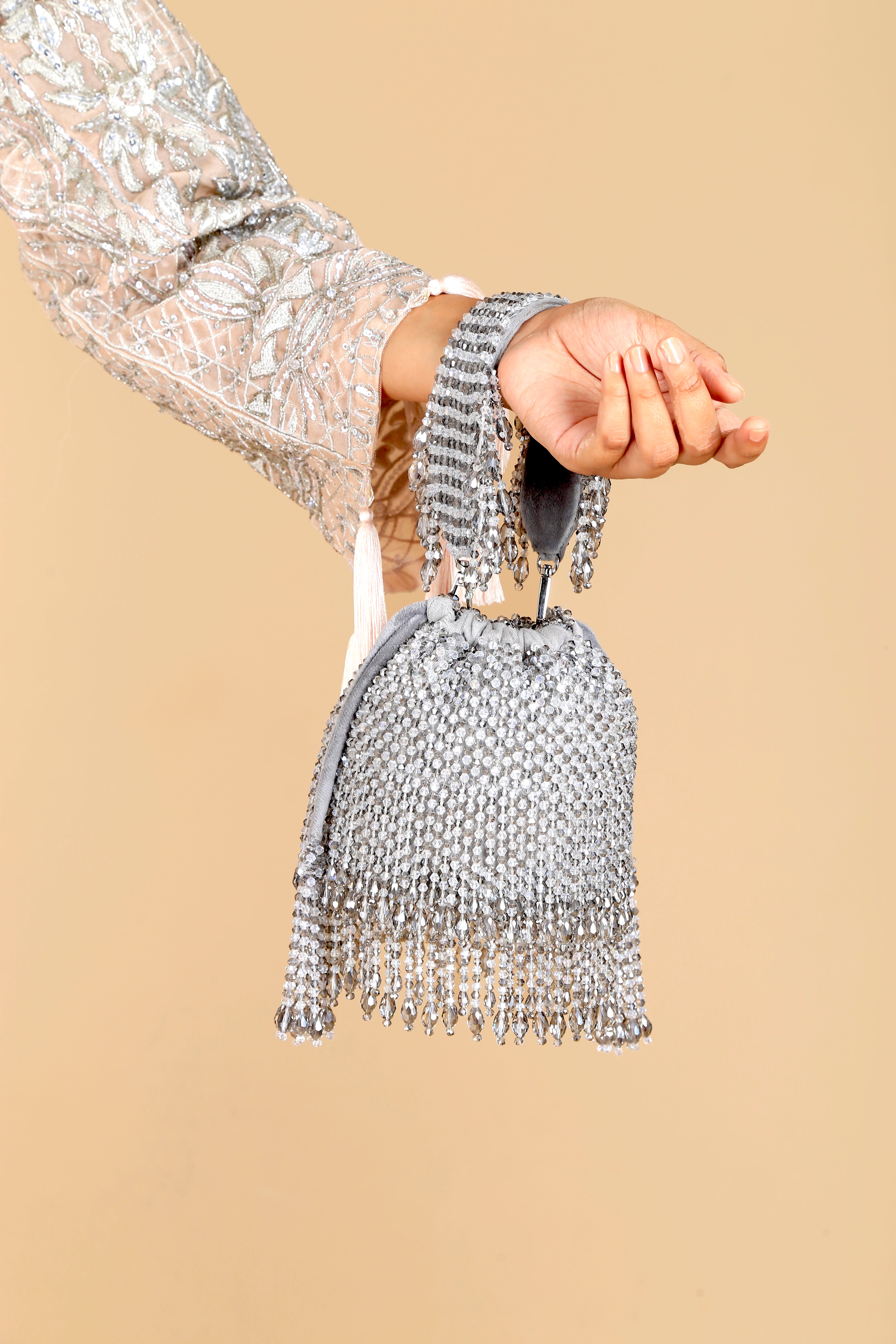 Grey Cristal Flapper