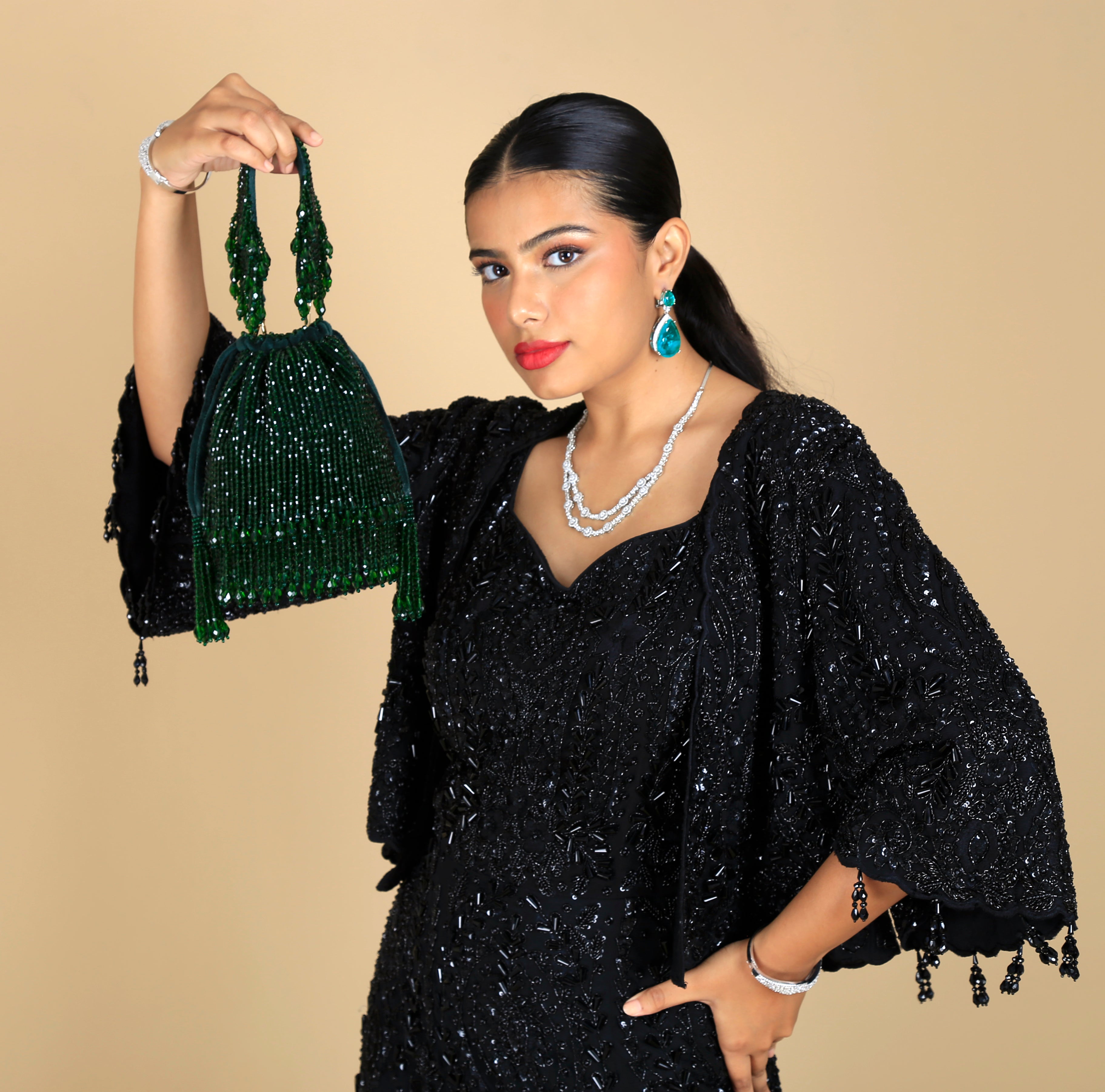 Green Cristal Flapper