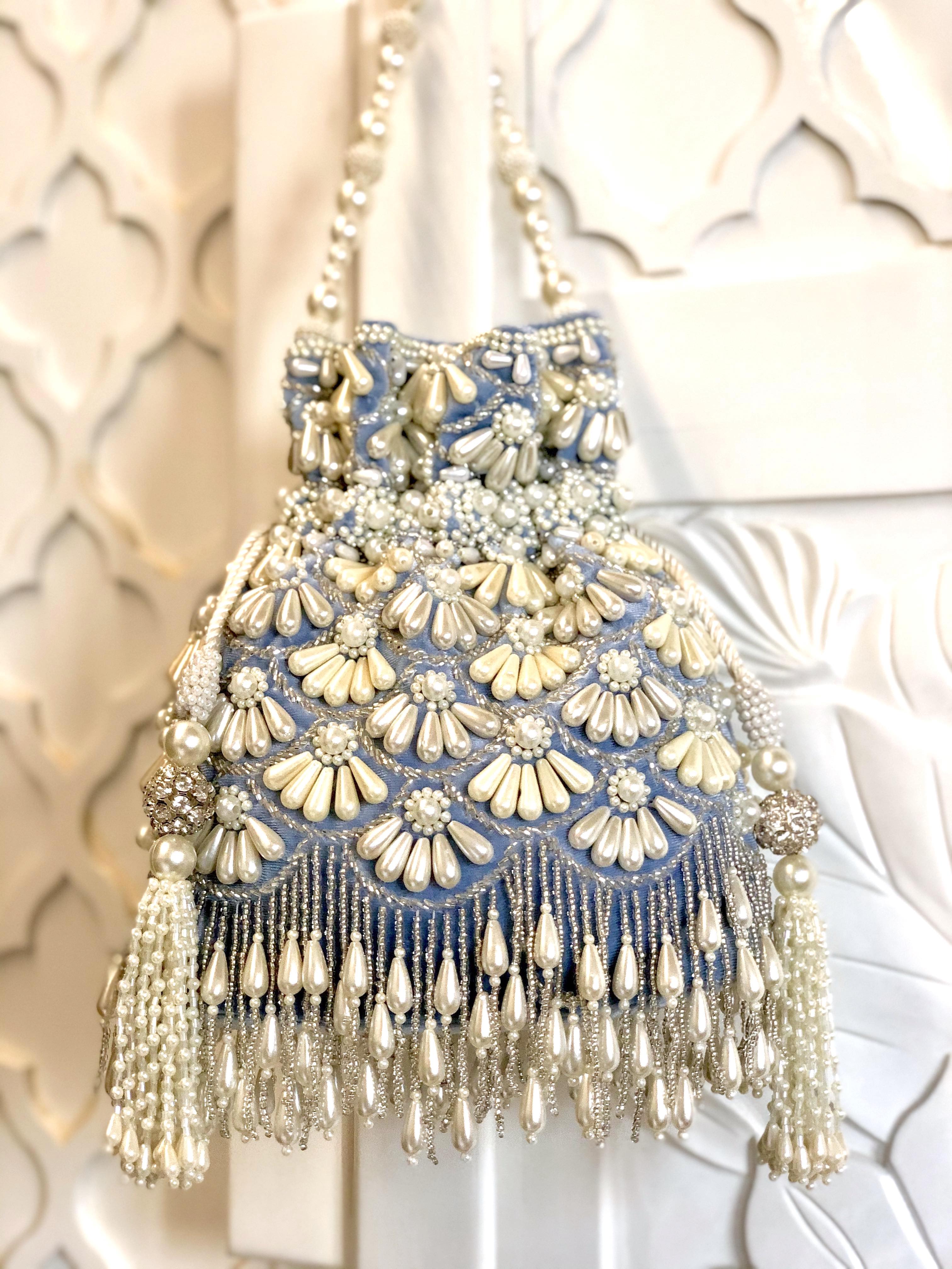 Blue Fareeda Flapper Bucket