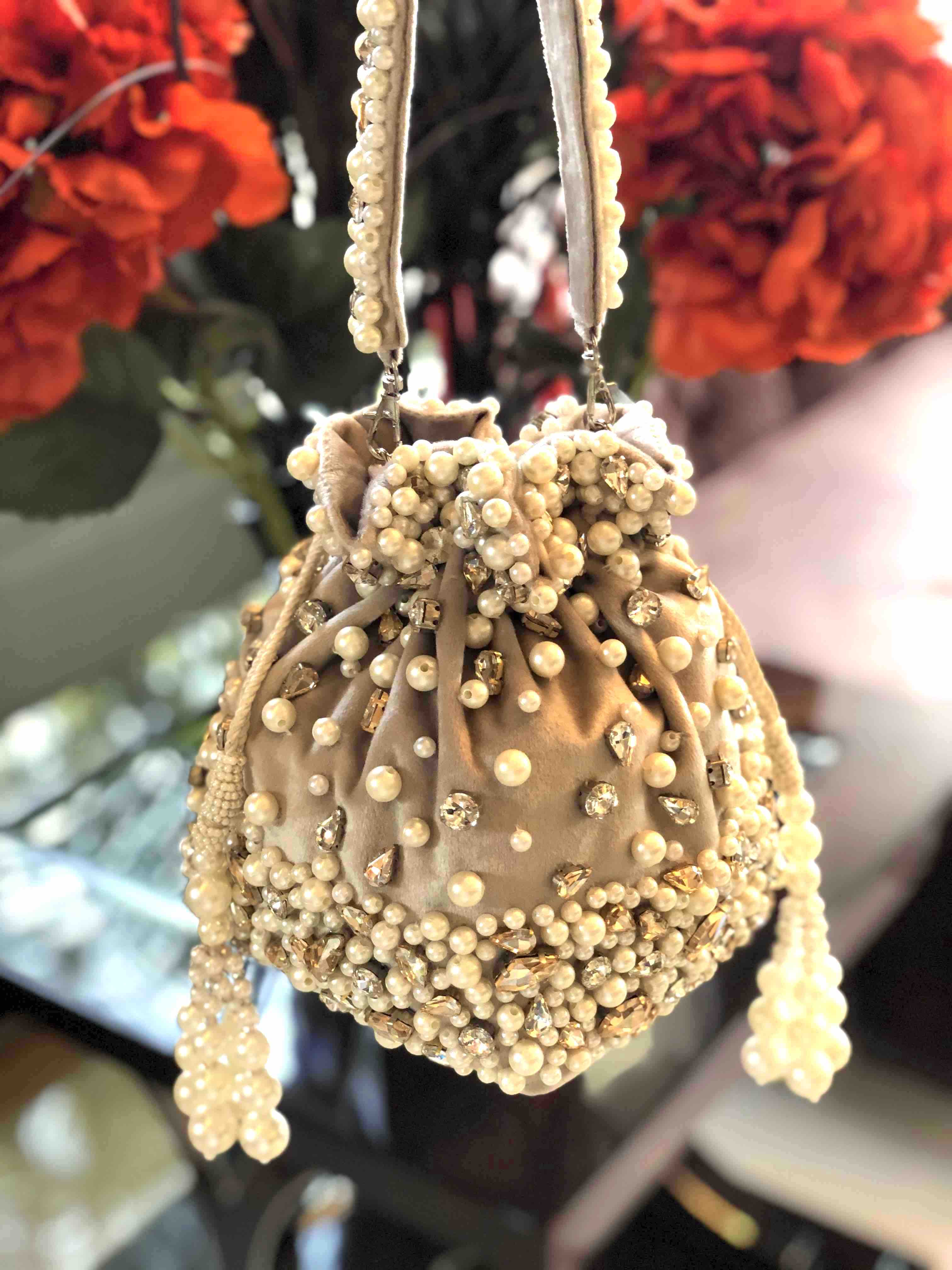 Gold Amber Bucket Bag