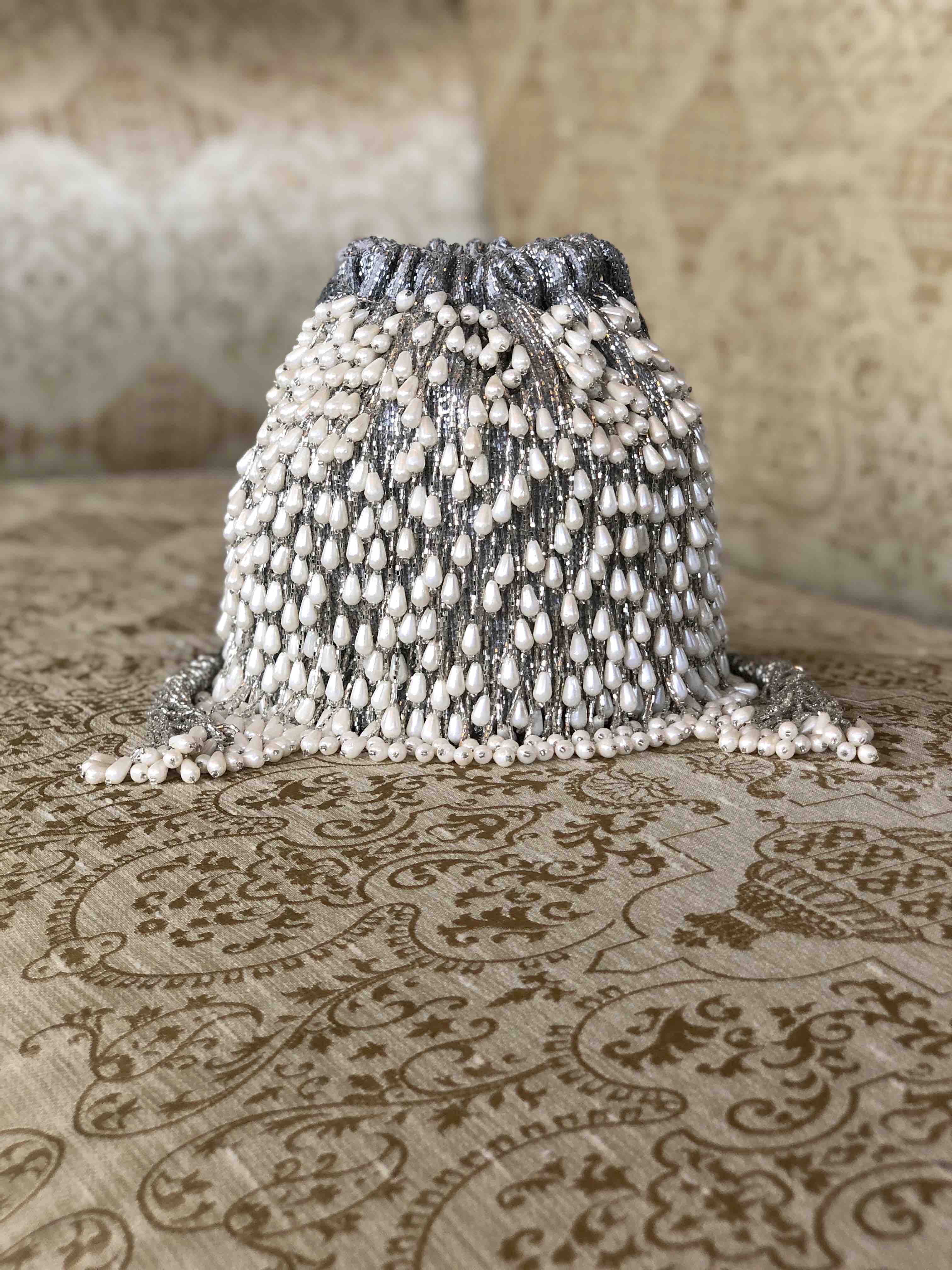 Silver Azrah Bucket Bag