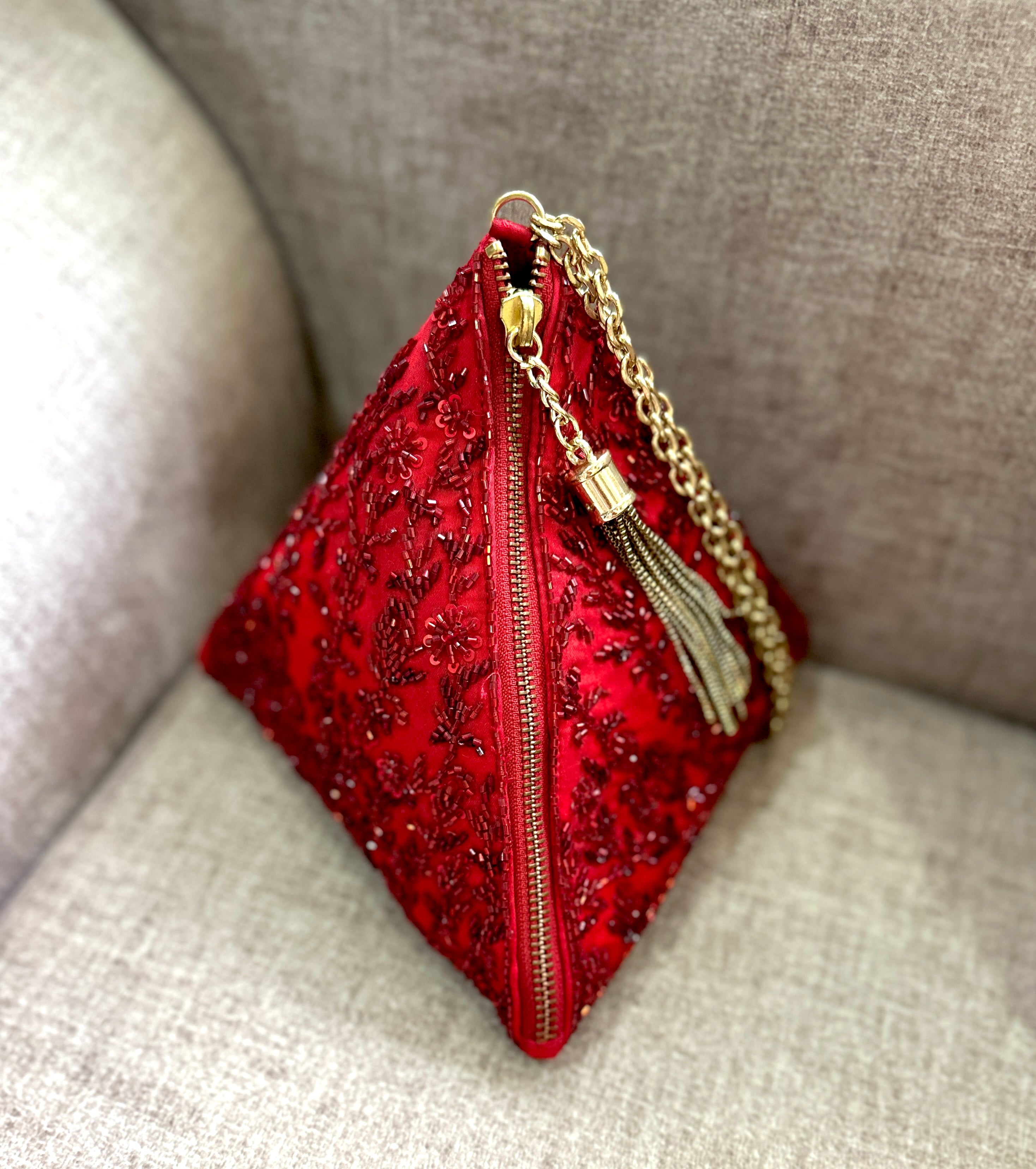 Rouge Flora Pyramid Bag